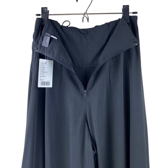 Sparkle & Fade Black Super Wide Leg Pants Size 4 Boho New With Tags - Picture 4 of 9